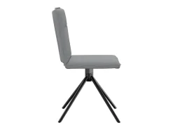 Sillas de comedor 6 unidades de tela gris claro