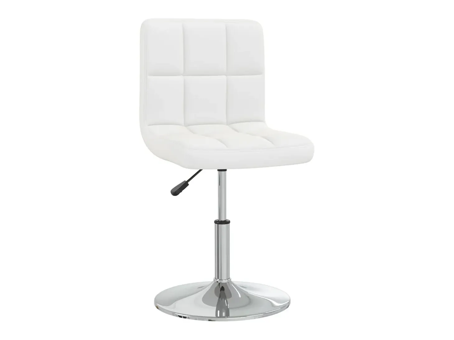 Sillas de comedor 6 unidades cuero sintético blanco