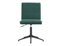 Sillas de comedor 2 unidades terciopelo verde oscuro