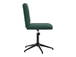 Sillas de comedor 2 unidades terciopelo verde oscuro
