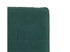 Sillas de comedor 2 unidades terciopelo verde oscuro