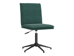 Sillas de comedor 2 unidades terciopelo verde oscuro
