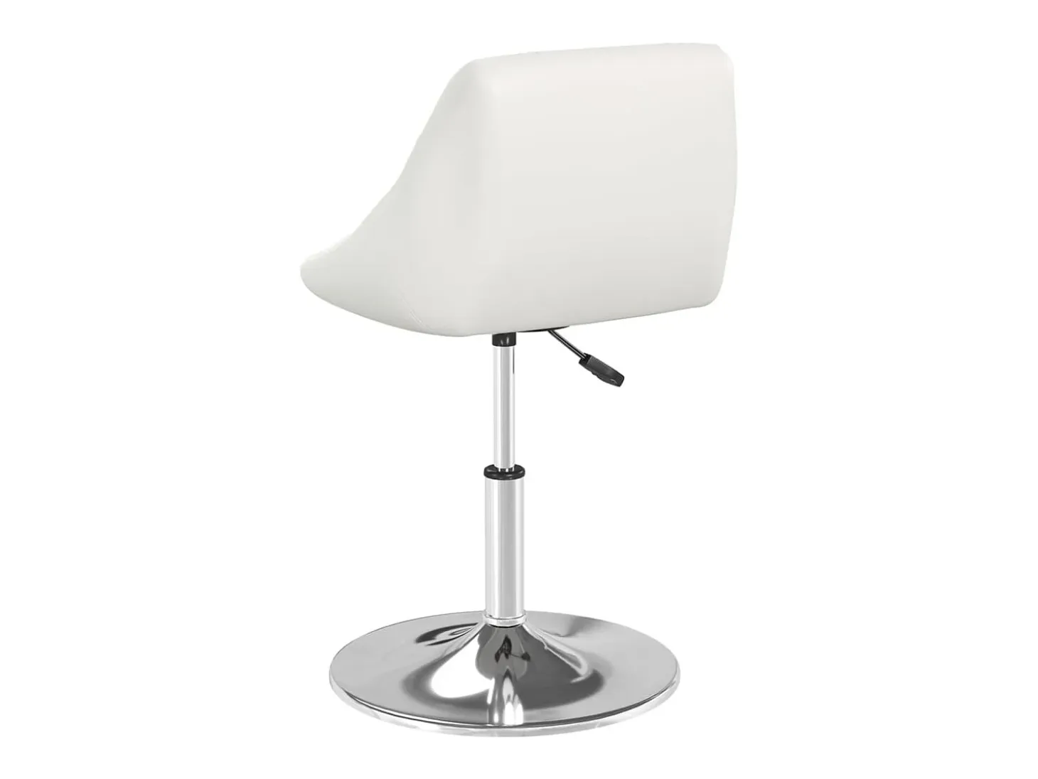 Sillas de comedor 4 unidades cuero sintético blanco