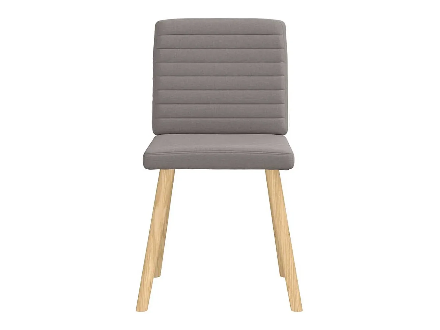 Sillas de comedor 6 unidades de tela gris taupe