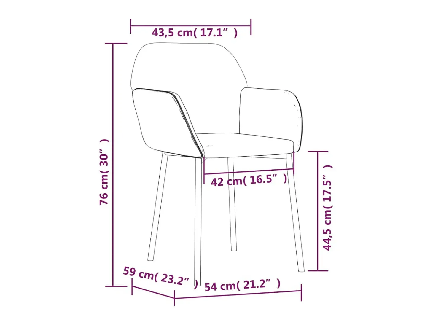 Sillas de comedor 2 unidades terciopelo azul