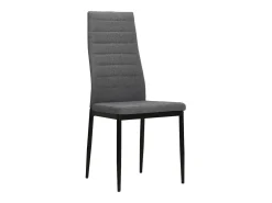 Sillas de comedor 6 unidades de tela gris claro