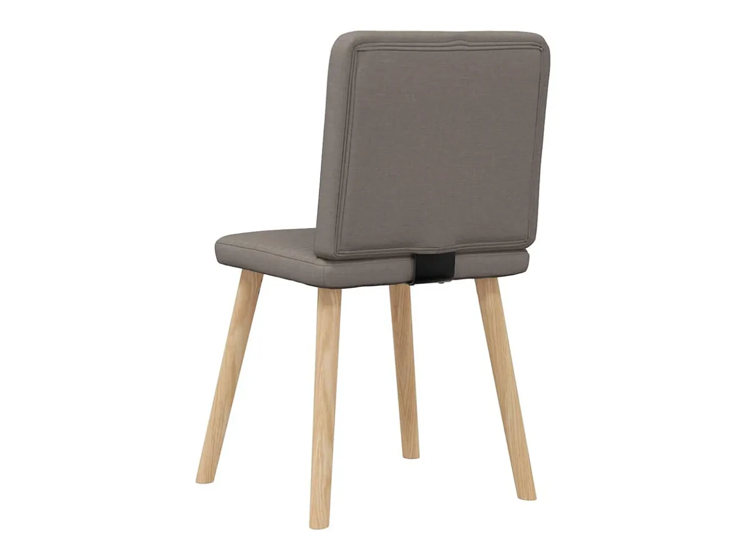 Sillas de comedor 6 unidades de tela gris taupe