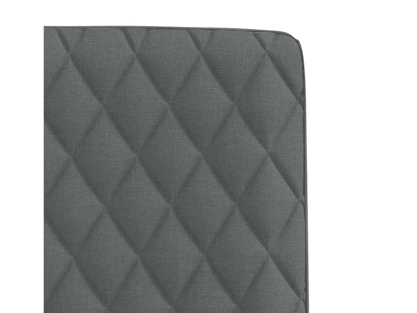 Sillas de comedor 6 unidades tela gris oscuro