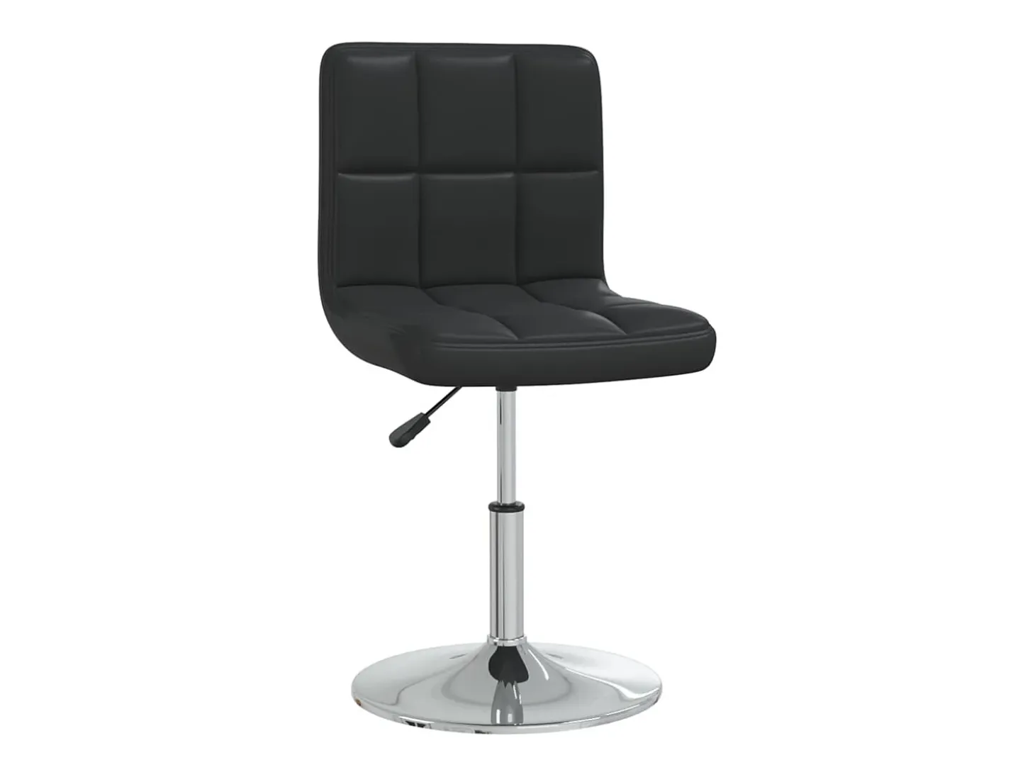 Sillas de comedor 6 unidades cuero sintético negro