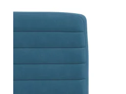 Sillas de comedor 2 unidades terciopelo azul