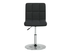 Sillas de comedor 2 unidades cuero sintético negro