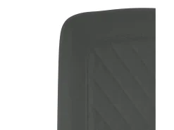 Sillas de comedor 2 unidades de terciopelo gris