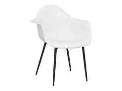 Sillas de comedor 4 unidades blancas PP