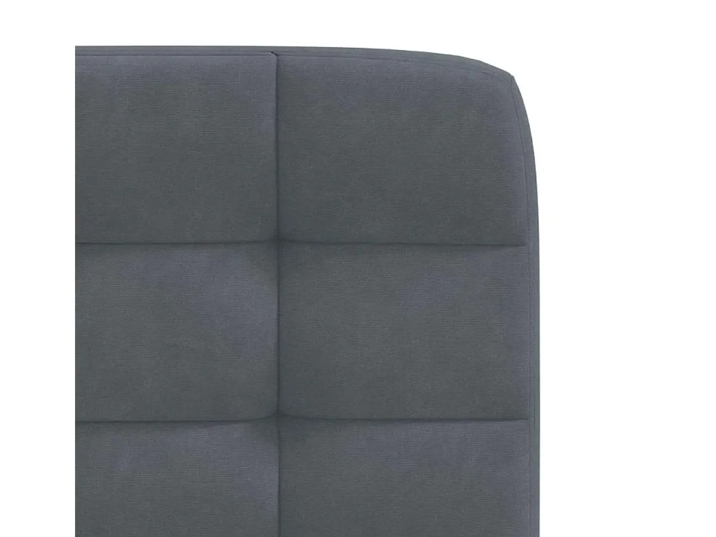 Sillas de comedor 6 unidades terciopelo gris oscuro