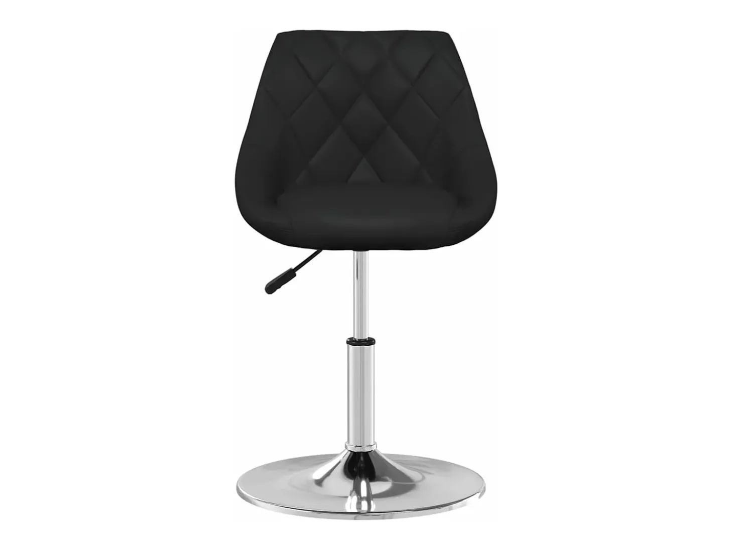 Sillas de comedor 2 unidades cuero sintético negro ES465938
