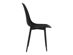 Sillas de comedor 2 unidades negras PP
