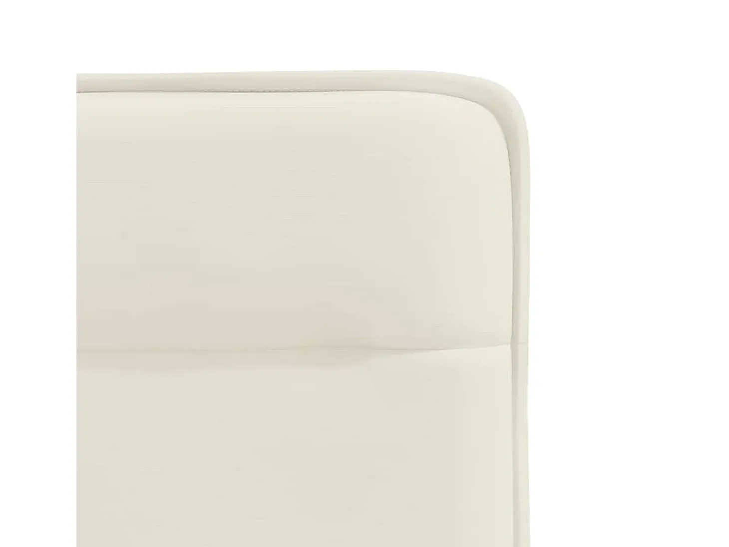 Sillas de comedor 2 unidades terciopelo crema