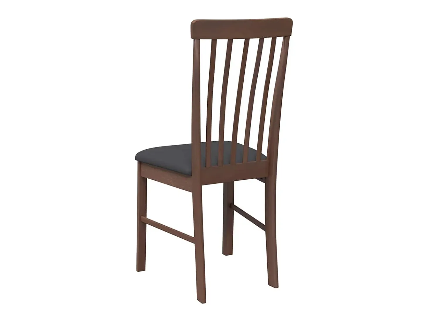 Sillas de comedor con cojines 2 unidades madera maciza marrón caucho
