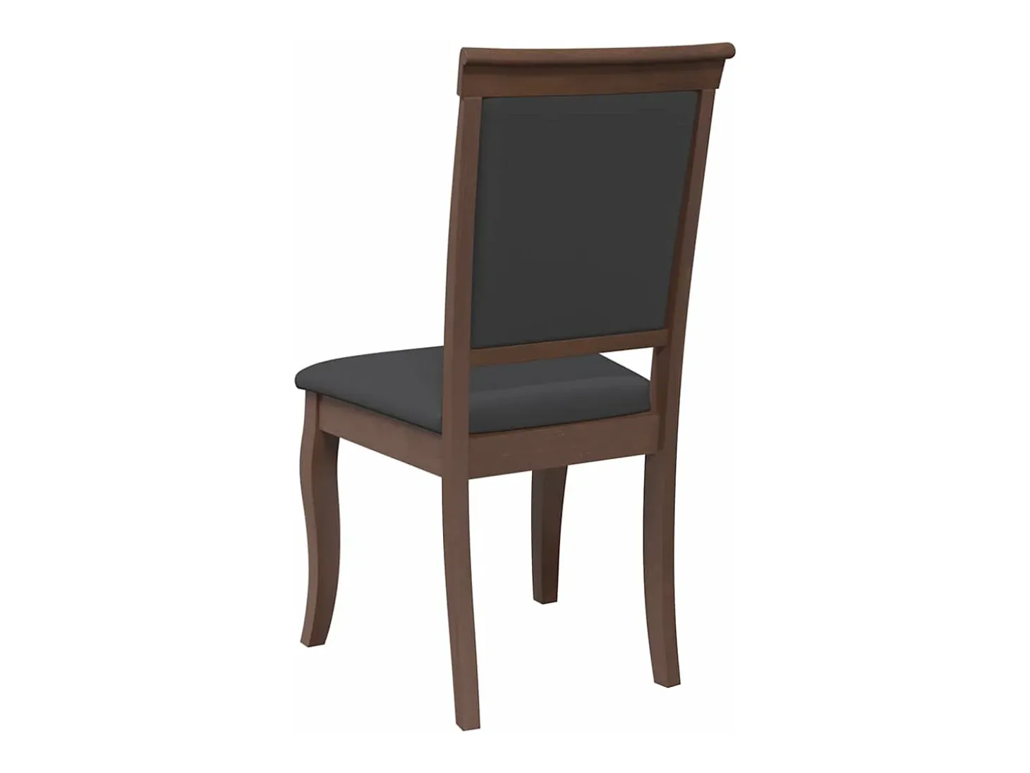 Sillas de comedor con cojines 2 unidades madera maciza marrón caucho
