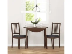 Sillas de comedor con cojines 2 unidades madera maciza marrón caucho