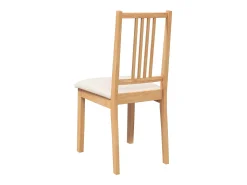Sillas de comedor con cojines 2unidades madera maciza natural caucho
