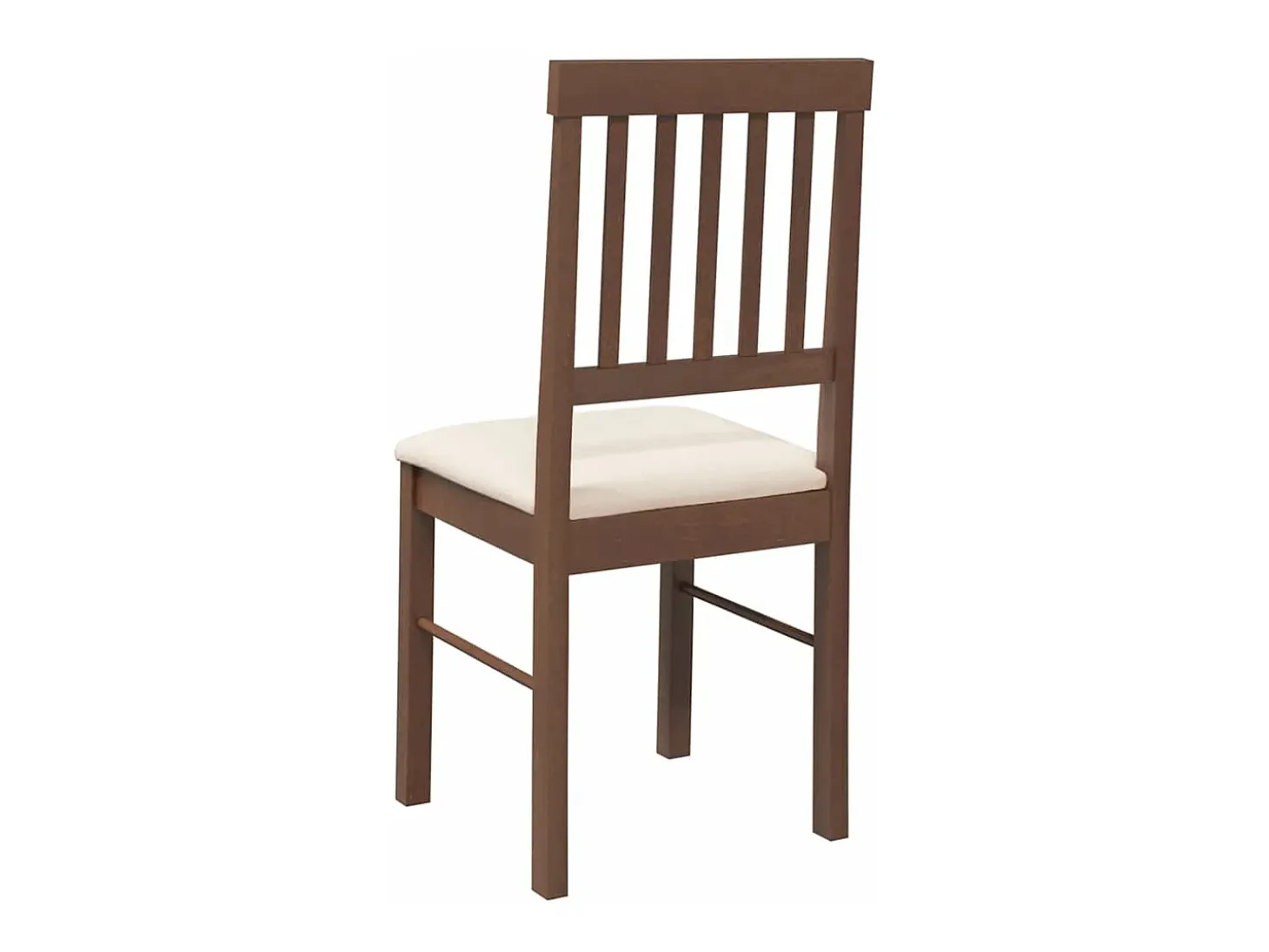 Sillas de comedor con cojines 2 unidades madera maciza marrón caucho