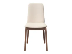 Sillas de comedor con cojines 2 unidades madera maciza marrón caucho