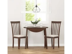 Sillas de comedor con cojines 2 unidades madera maciza marrón caucho