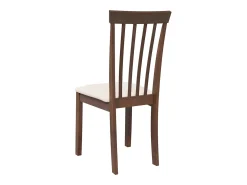 Sillas de comedor con cojines 2 unidades madera maciza marrón caucho