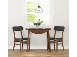 Sillas de comedor con cojines 2 unidades madera maciza marrón caucho