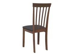 Sillas de comedor con cojines 2 unidades madera maciza marrón caucho