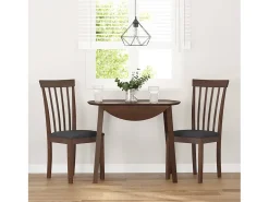 Sillas de comedor con cojines 2 unidades madera maciza marrón caucho