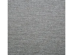 Sillas de comedor extragrandes, asientos acolchados de tela, tachuelas de bronce, juego de dos, gris