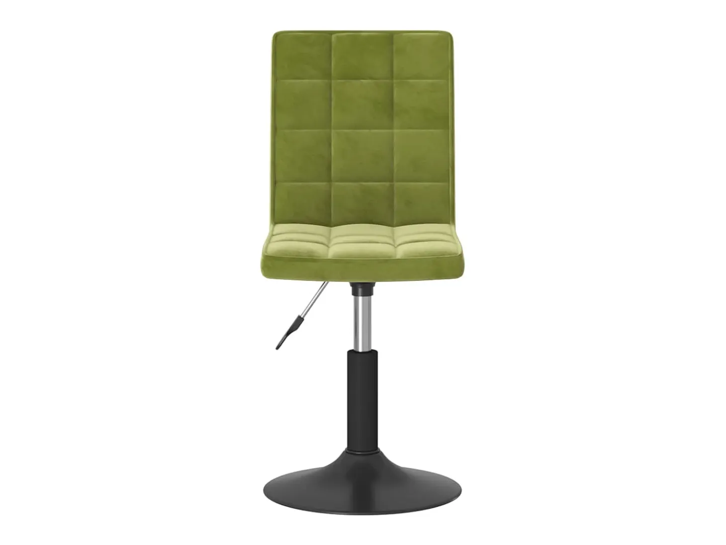 Sillas de comedor giratorias 6 unidades terciopelo verde claro