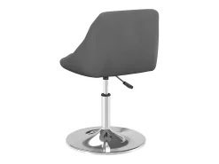 Sillas de comedor giratorias 2 unidades terciopelo gris oscuro