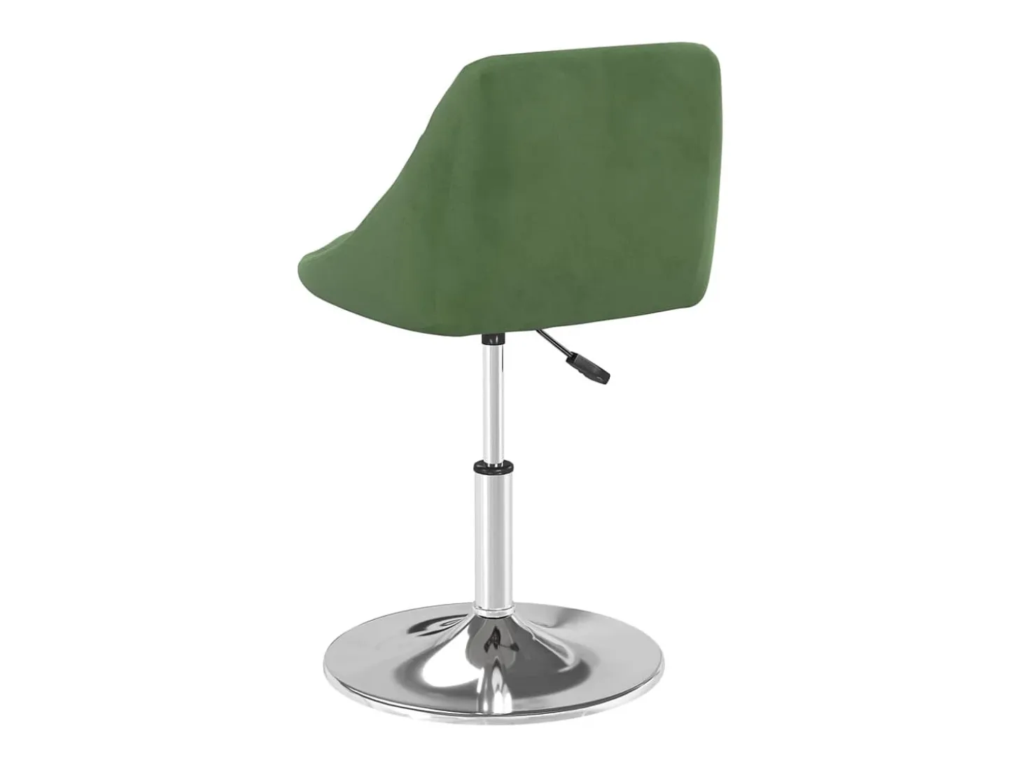 Sillas de comedor giratorias 2 unidades terciopelo verde oscuro