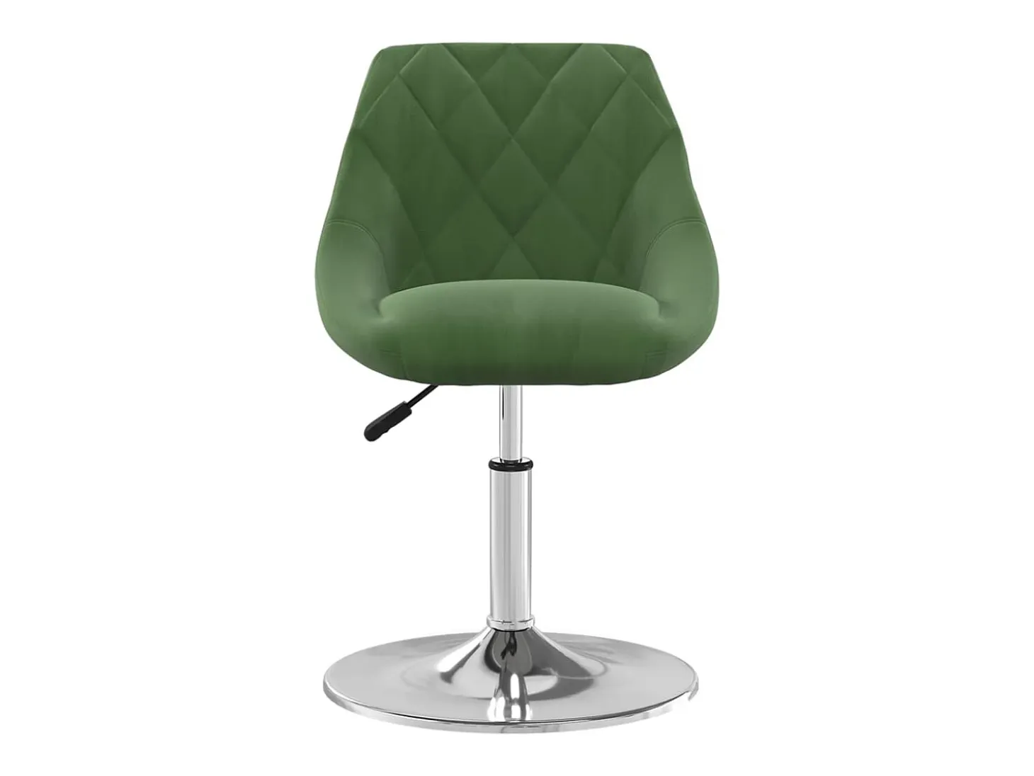 Sillas de comedor giratorias 2 unidades terciopelo verde oscuro