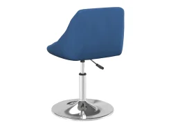 Sillas de comedor giratorias 2 unidades terciopelo azul