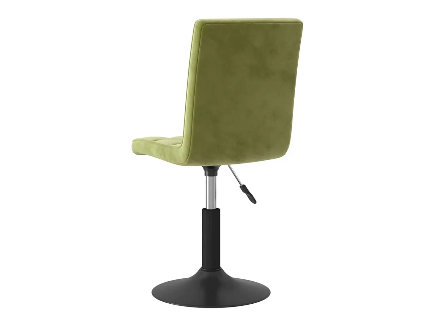 Sillas de comedor giratorias 2 unidades de terciopelo verde claro