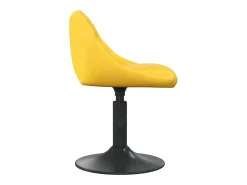 Sillas de comedor giratorias 6 unidades terciopelo amarillo mostaza