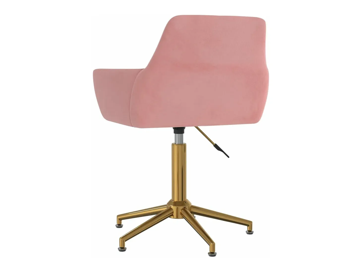 Sillas de comedor giratorias 2 unidades terciopelo rosa