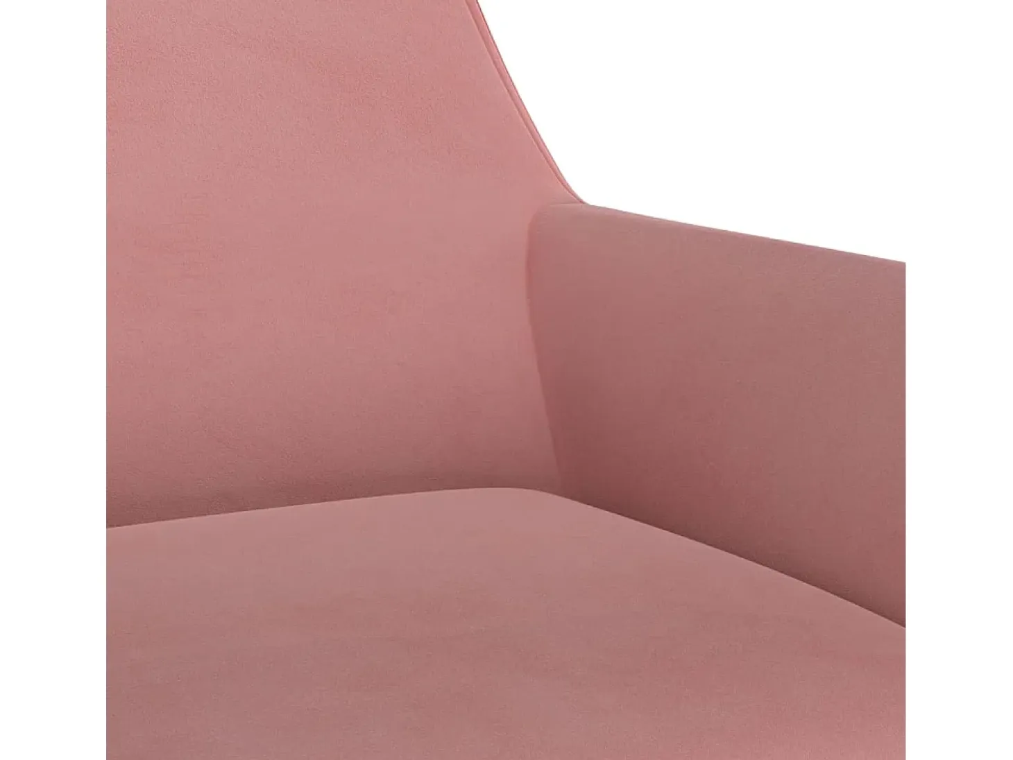Sillas de comedor giratorias 2 unidades terciopelo rosa