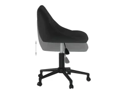 Sillas de comedor giratorias 2 unidades terciopelo negro