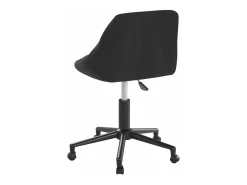 Sillas de comedor giratorias 2 unidades terciopelo negro