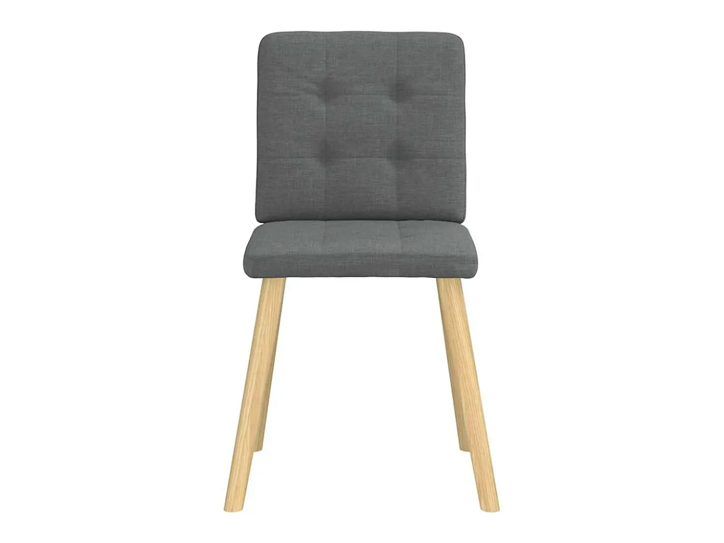 Sillas de comedor giratorias 4 unidades tela gris oscuro