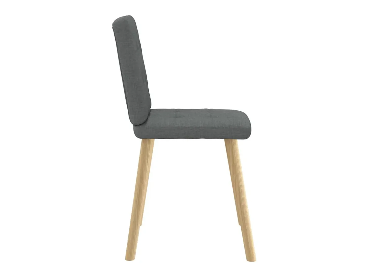 Sillas de comedor giratorias 4 unidades tela gris oscuro