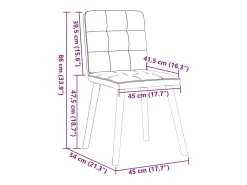 Sillas de comedor giratorias 4 unidades tela gris oscuro