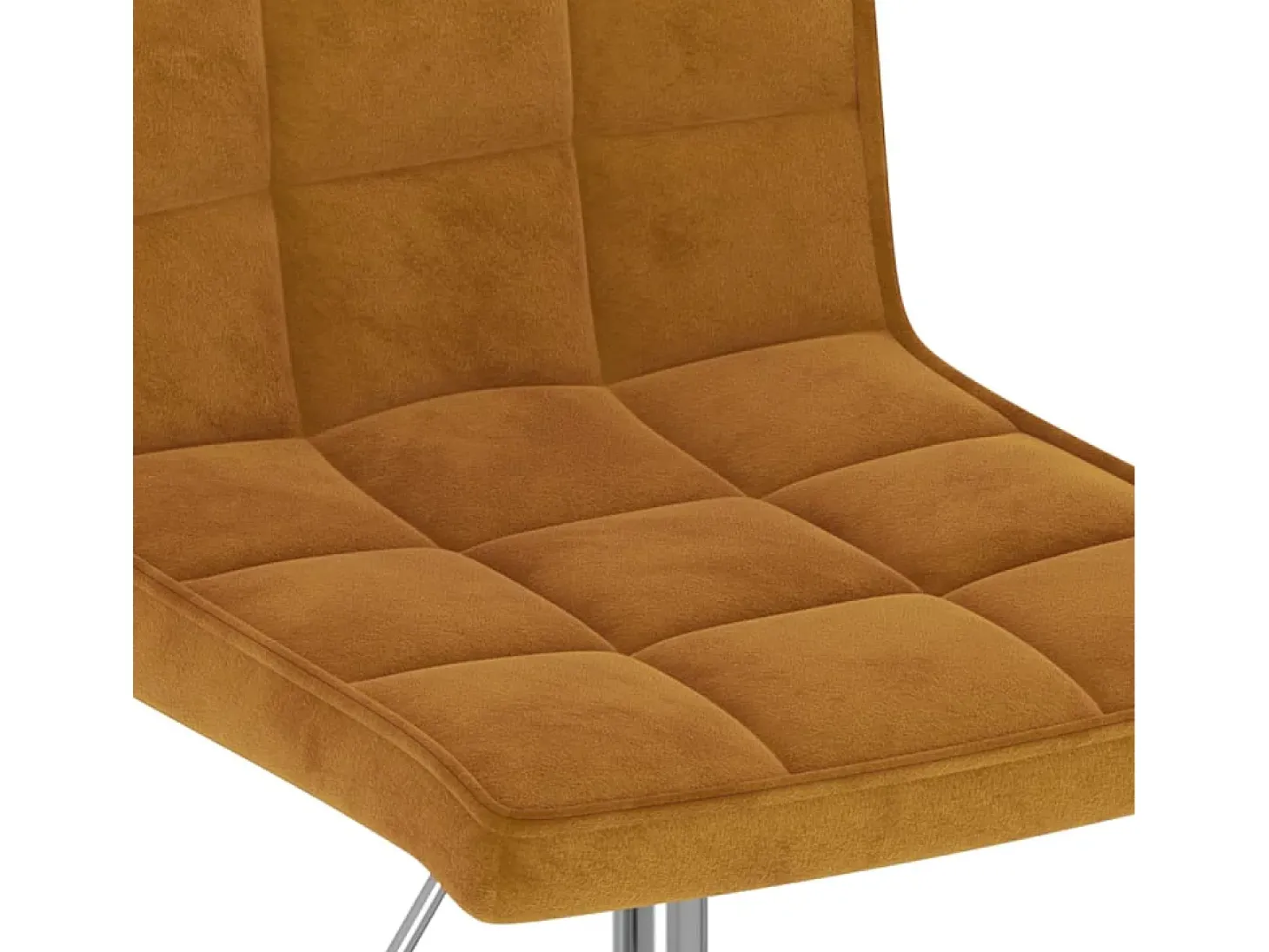 Sillas de comedor giratorias 4 unidades terciopelo marrón
