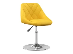 Sillas de comedor giratorias 6 unidades terciopelo amarillo mostaza