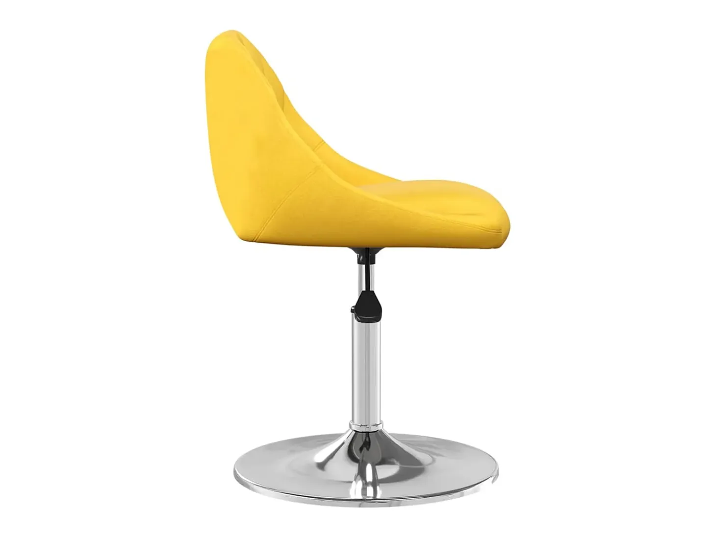 Sillas de comedor giratorias 6 unidades terciopelo amarillo mostaza